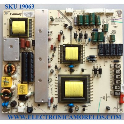 FUENTE DE PODER / HISENSE KW-PLE420801A / MO20121122003 / 20121127 / E150742 / MODELO 65H8608